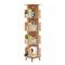 360 Rotating Bookshelf Bookcase Storage Shelf Freestanding Display Rack Stand